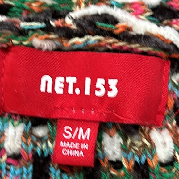 net.153 chenille cardigan sweater. Open front style. Size S/M (oversized) - Picture 2 of 12